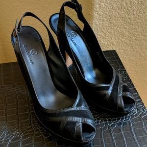 Cole Haan Women's 10 Suede Leather Heel